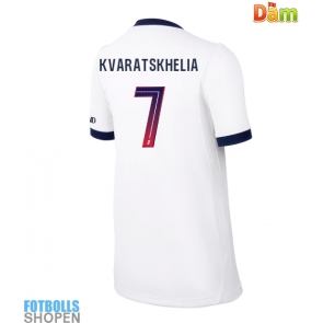 Billiga Paris Saint-Germain Khvicha Kvaratskhelia #7 Bortatröja Dam 2026-27 Kortärmad
